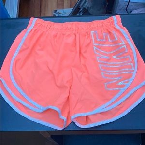 nike shorts in woman